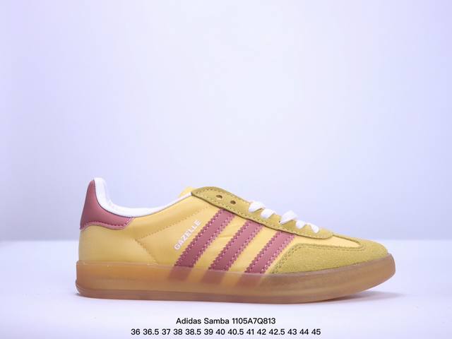 真标阿迪达斯三叶草Adidas Originals Samba OG 桑巴舞系列绅士德训足球风百搭低帮休闲运动板鞋 货号:IG1025 尺码:35.5 36 3