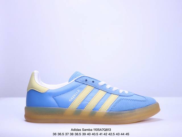 真标阿迪达斯三叶草Adidas Originals Samba OG 桑巴舞系列绅士德训足球风百搭低帮休闲运动板鞋 货号:IG1025 尺码:35.5 36 3