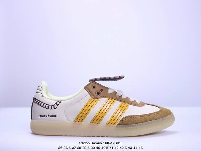 真标阿迪达斯三叶草Adidas Originals Samba OG 桑巴舞系列绅士德训足球风百搭低帮休闲运动板鞋 货号:IG1025 尺码:35.5 36 3