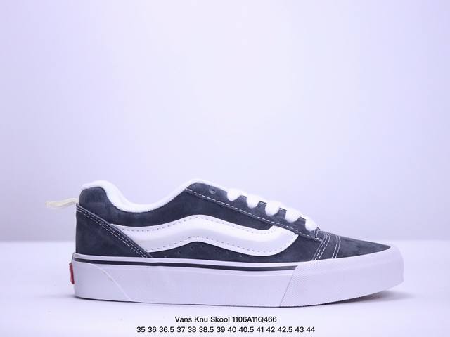 Vans Knu-Skool VR3 LX 万斯低帮复古休闲硫化板鞋 肥胖版大LOGO 原版全皮猪八面料 尺码：35 36 36.5 37 38 38.5 39