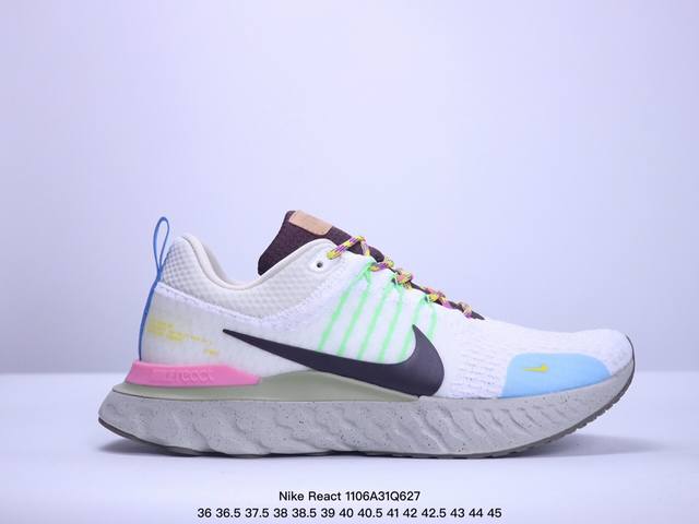 耐克Nike React Infinity Run Flyknit 3 缓震泡棉网面 网布减震防滑耐磨 低帮 休闲跑步鞋 XM 6Q627