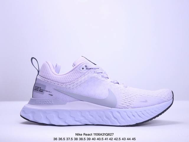 耐克Nike React Infinity Run Flyknit 3 缓震泡棉网面 网布减震防滑耐磨 低帮 休闲跑步鞋 XM 6Q627