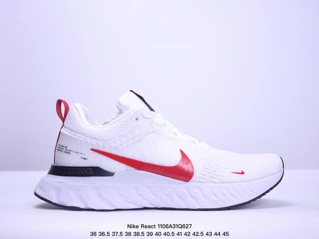 耐克Nike React Infinity Run Flyknit 3 缓震泡棉网面 网布减震防滑耐磨 低帮 休闲跑步鞋 XM 6Q627