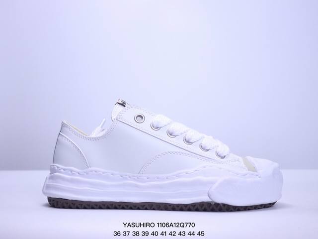 公司级 原装级别 三原康裕MMY Maison MIHARA YASUHIRO Original Sole Canvas low 余文乐挚爱单品 复古溶解风日本