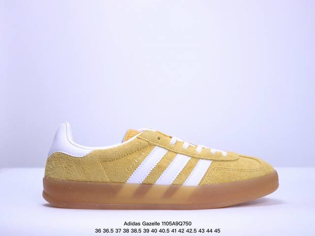 特价 纯原LW版 Adidas Originals Gazelle Indoor 防滑低帮T头德训鞋 GZ复古系列 白粉红 草莓熊 IF1 9 纯原大厂LW工厂