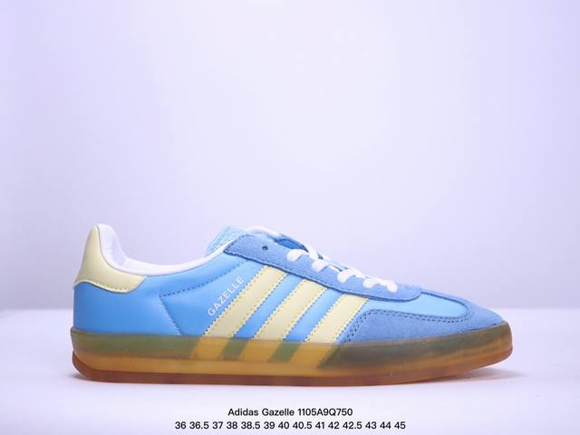 特价 纯原LW版 Adidas Originals Gazelle Indoor 防滑低帮T头德训鞋 GZ复古系列 白粉红 草莓熊 IF1 9 纯原大厂LW工厂