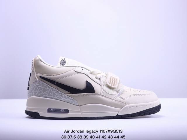 Air Jordan legacy 312 乔丹篮球鞋系列 号称 “最强三合一” 的Jordan Legacy 312，自然有着杂交结合的设计，它的名字就展现出