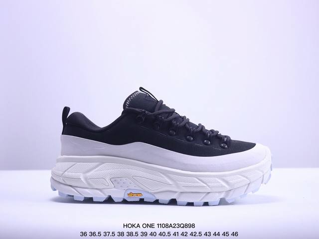 公司级HOKA ONE ONE Tor Summit 休闲美观 低帮跑步鞋 原装轻量化材料 Fresh Foam超轻量中底 全部用料过3C认证 滚动平衡科技减少