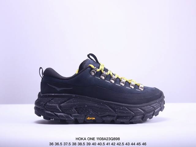 公司级HOKA ONE ONE Tor Summit 休闲美观 低帮跑步鞋 原装轻量化材料 Fresh Foam超轻量中底 全部用料过3C认证 滚动平衡科技减少