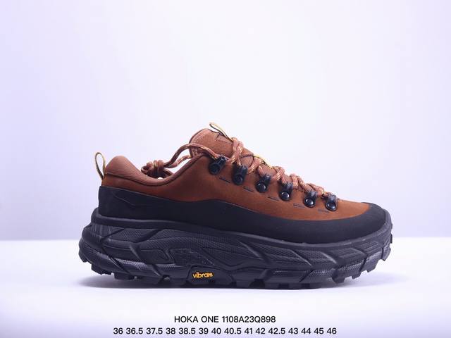 公司级HOKA ONE ONE Tor Summit 休闲美观 低帮跑步鞋 原装轻量化材料 Fresh Foam超轻量中底 全部用料过3C认证 滚动平衡科技减少