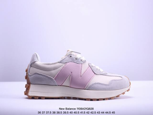 公司级New Balance MS327 复古休闲运动慢跑鞋 以更纯粹的复古风格设计打造的全新造型 侧身还以解构设计 将 N 字标志以做旧压花样式呈现 XM 8