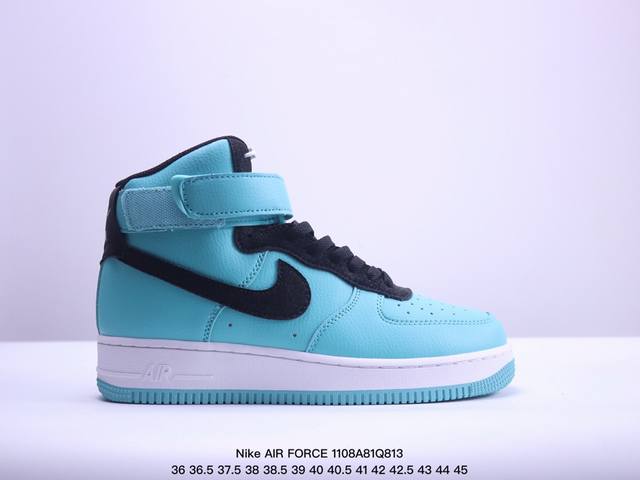 公司级Nike Air Force 1 High 原楦头原纸板 打造纯正高帮空军版型 专注外贸渠道 全掌内置蜂窝气垫 原盒配件 原厂中底钢印、拉帮完美 官方货号