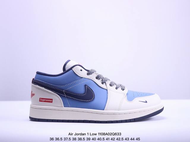 海外爆款限量发售！公司级 Travis 时尚元素x Jordan Air Jordan 1 Low OG SP “巴宝莉联名 经典配色” 联名合作融合了Trav