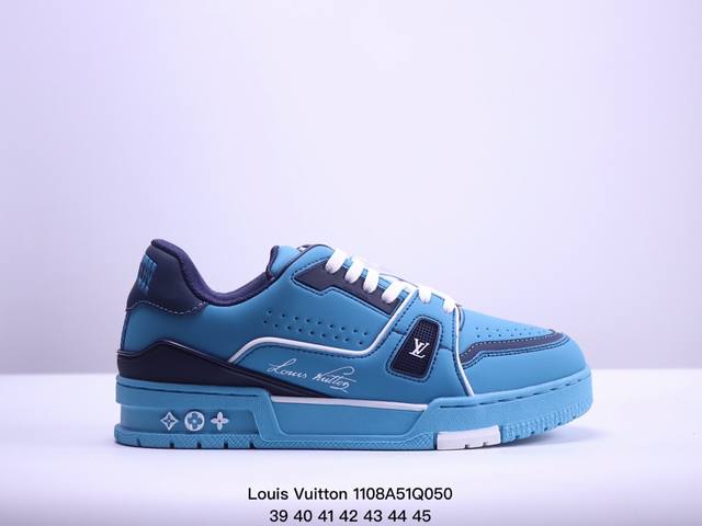 公司级全新LV路易威登Louis Vuitton Trainer Sneaker Low休闲运动文化百搭板鞋 尺码:36-45 XM 8Q050