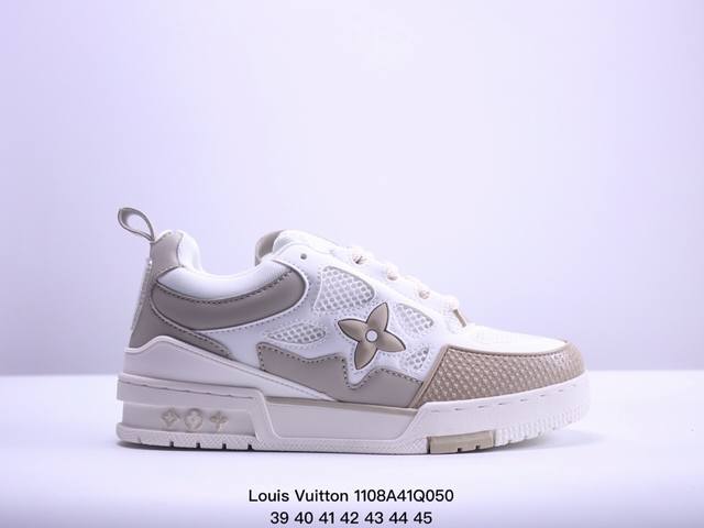 路易威登 Louis Vuitton LV路易威登板鞋 新款 LV Trainer最新配色运动鞋 L家 篮球鞋风格运动鞋 该鞋由艺术总监 VIRGIL ABLO