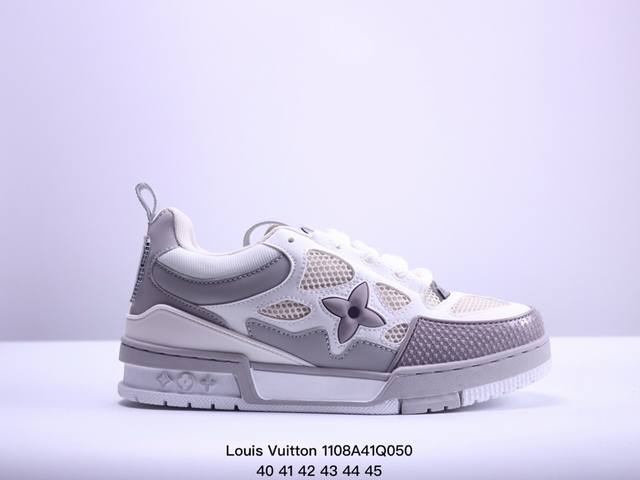 路易威登 Louis Vuitton LV路易威登板鞋 新款 LV Trainer最新配色运动鞋 L家 篮球鞋风格运动鞋 该鞋由艺术总监 VIRGIL ABLO