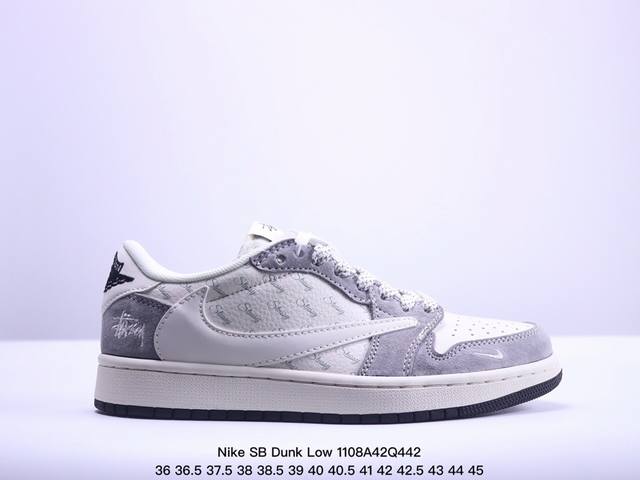 海外爆款限量发售！公司级 Nike SB Dunk Low“川久保玲联名 猪八米白勾” 周年高端定制 低帮休闲板鞋 定制鞋盒 大厂纯原品质出货 超高清洁度 皮料