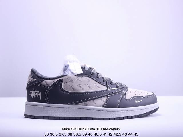 海外爆款限量发售！公司级 Nike SB Dunk Low“川久保玲联名 猪八米白勾” 周年高端定制 低帮休闲板鞋 定制鞋盒 大厂纯原品质出货 超高清洁度 皮料