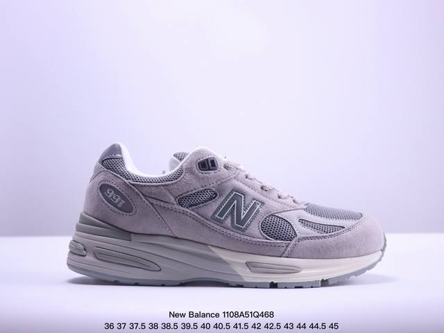 公司级新百伦New Balance NB Made in USA M991系列美产血统经典复古休闲运动百搭老爹跑步鞋 采用台产猪巴革及透气网眼材质升级正确原装5