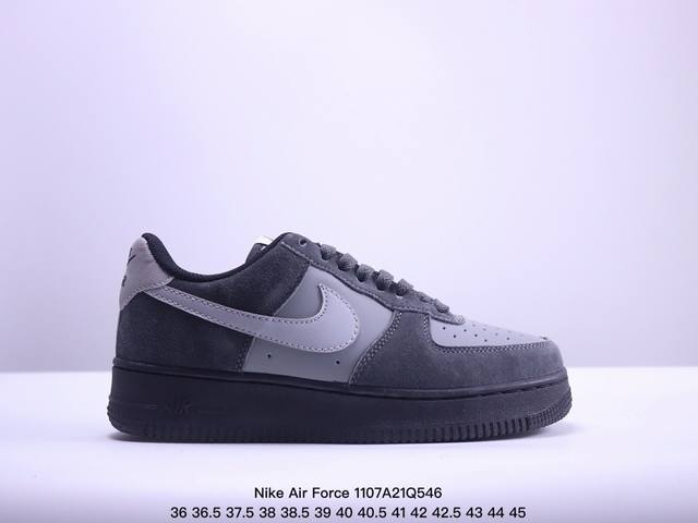 真标耐克Nike Air Force 1 Low 空军一号 低帮百搭休闲运动板鞋。柔软、弹性十足的缓震性能和出色的中底设计，横跨复古与现代的外型结合，造就出风靡