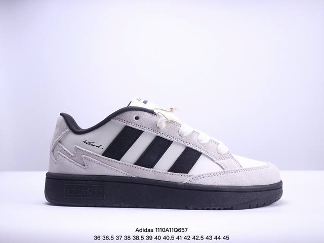 36-45半码 阿迪达斯Adidas三叶草NEO低帮板鞋休闲男女百搭校园复古情侣运动鞋 XM1 Q657