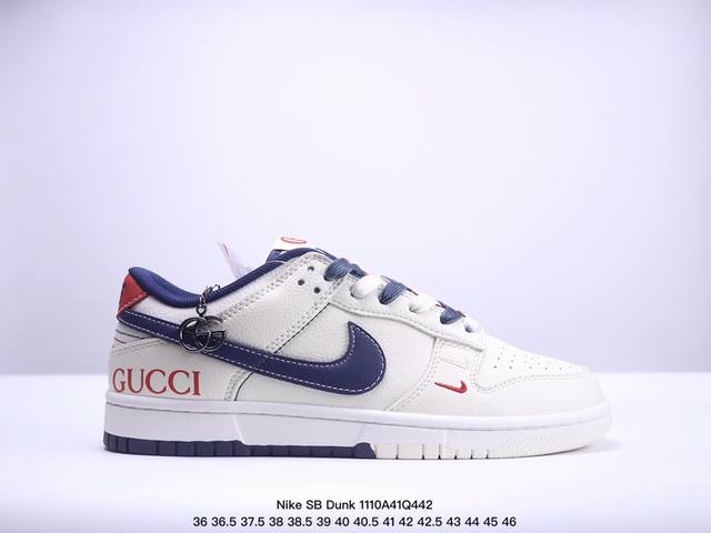 Nk SB Dunk Low OFF-WHITE联名-猪八蓝勾 周年高端定制 低帮休闲板鞋 DQ1098定制鞋盒 大厂纯原品质出货 超高清洁度 皮料切割干净无任