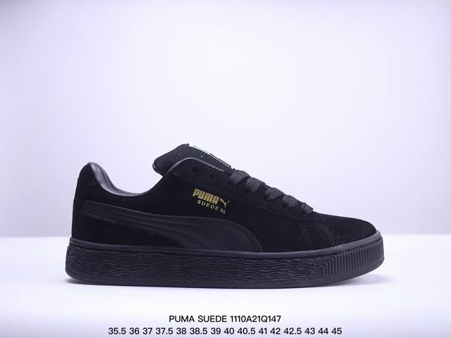 彪马 PUMA SUEDE XL 低帮复古轻便透气防滑减震休闲鞋 小白鞋 厚底增高运动板鞋 XM1 Q147