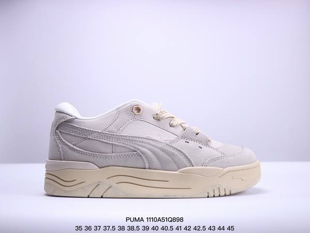 公司级PUMA WINTERIZED 彪马 舒适简约 防滑耐磨 低帮板鞋 货号:394798 02 尺码:35.5 36 37 37.5 38 38.5 39