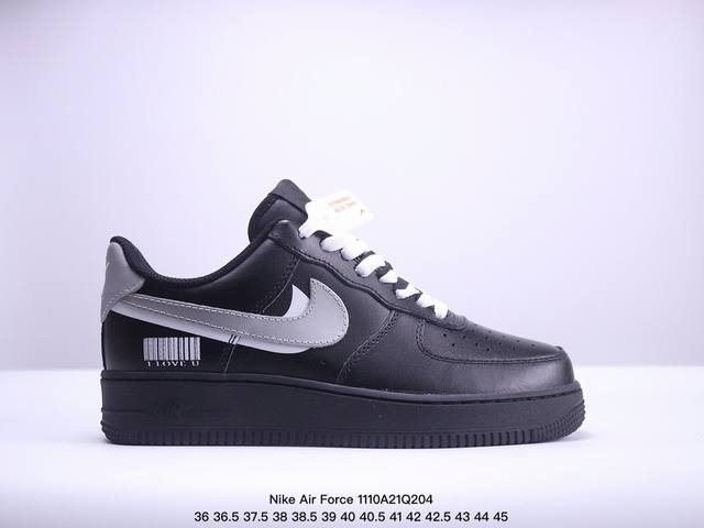 耐克Nike Air Force 1 Low 空军一号低帮百搭休闲运动板鞋。柔软、弹性十足的缓震性能和出色的中底设计，横跨复古与现代的外型结合，造就出风靡全球三