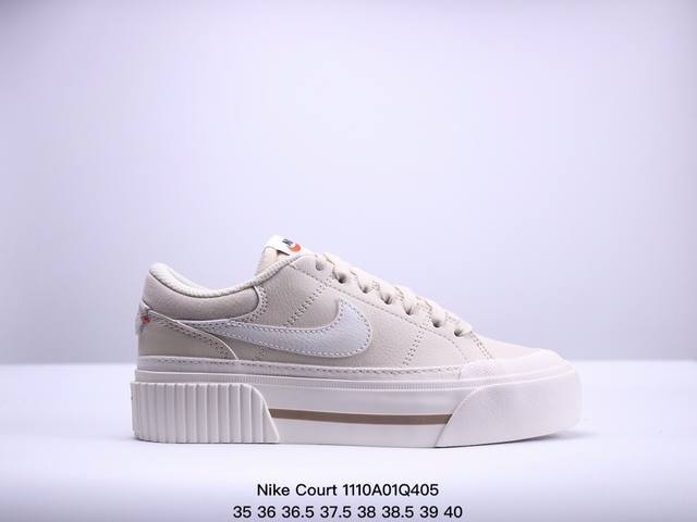 公司级Nike Court Legacy 百搭单品 耐克Nike Court Legacy学院产物系列系列低帮经典百搭休闲运动小白板鞋 货号:DM7590-20