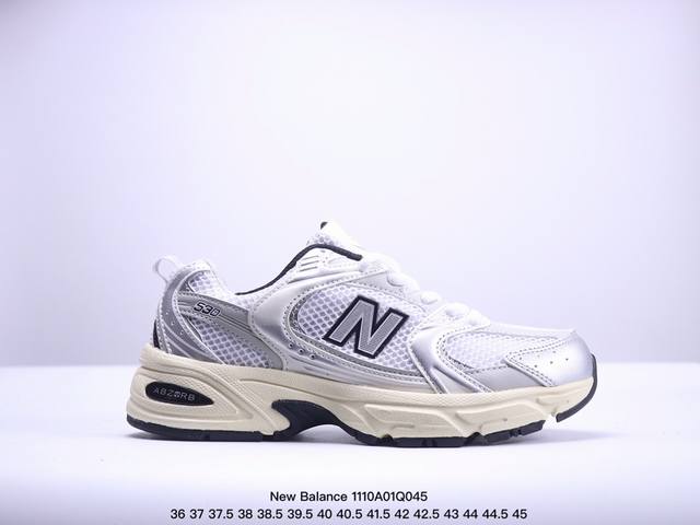 真标New Balance MR530系列复古老爹风网布跑步休闲运动鞋 货号:MR530TA 尺码:36 37 37.5 38 38.5 39.5 40 40.