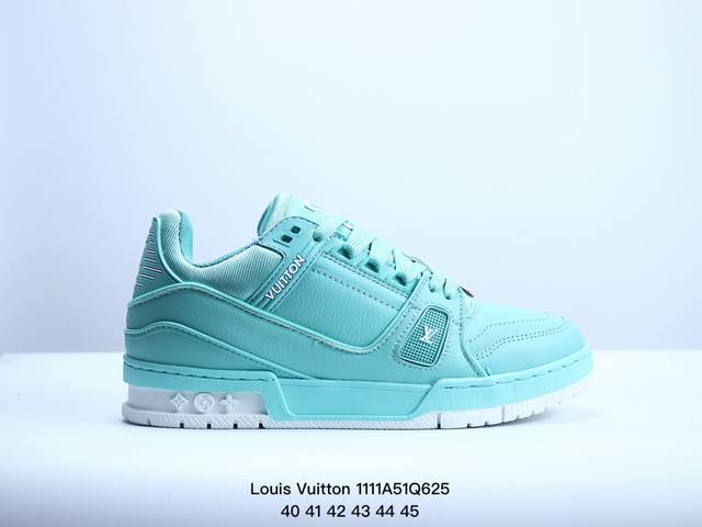 公司级全新LV路易威登Louis Vuitton Trainer Sneaker Low休闲运动文化百搭板鞋 尺码:36-45 XM1111Q625