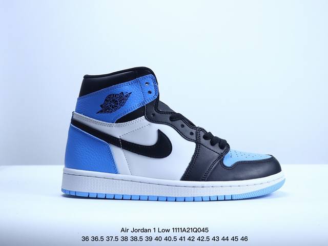 耐克 乔丹Air Jordan 1 Low AJ1 乔1 乔丹1代aj1 低帮复古文化休闲运动篮球鞋。从1985 年面世的元年款汲取设计灵感，采用简洁大方的经典