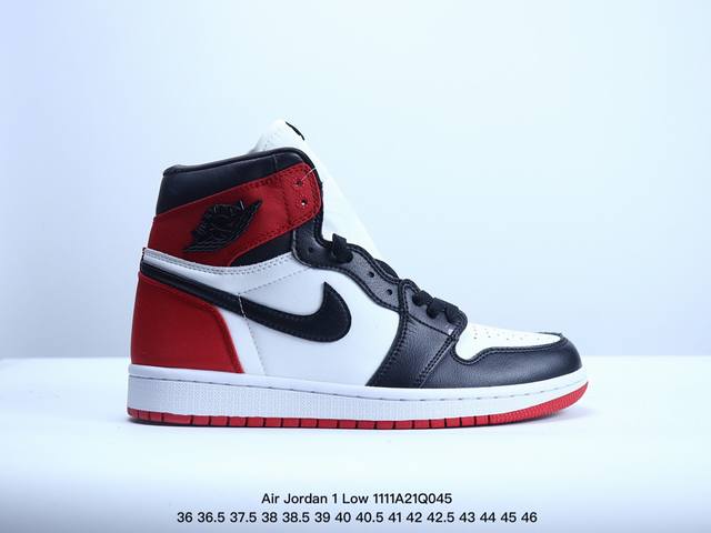 耐克 乔丹Air Jordan 1 Low AJ1 乔1 乔丹1代aj1 低帮复古文化休闲运动篮球鞋。从1985 年面世的元年款汲取设计灵感，采用简洁大方的经典