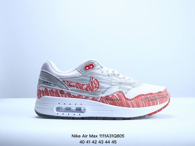 真标耐克Nike Air Max 1 半掌气垫复古跑步鞋 货号：CV1639-001 XM1111Q805