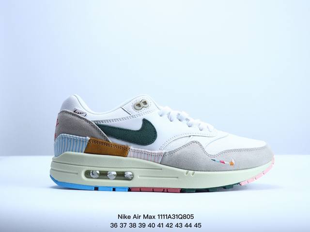 真标耐克Nike Air Max 1 半掌气垫复古跑步鞋 货号：CV1639-001 XM1111Q805