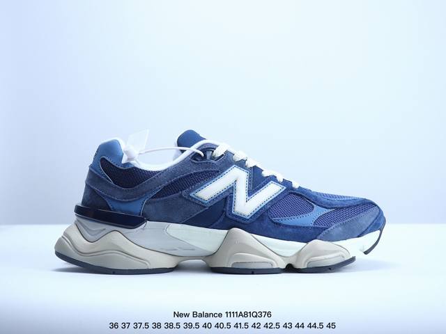 公司级 NB 新百伦 New Balance NB9060小象蹄男女款9060舒适百搭老爹鞋。全新 9060 款式将经典风格与现代设计融合到日常多功能性中。 9