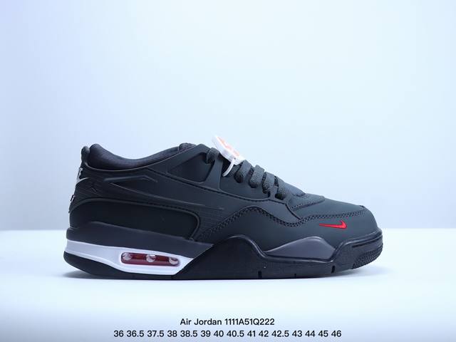 Nigel Sylvester x Jordan Air Jordan 4 RM SP “Anthracite”舒适百搭低帮复古篮球鞋男女款 黑色 XM1111