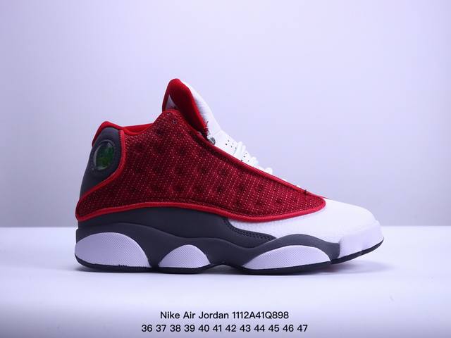 真标耐克Nike Air Jordan 13 迈克尔 乔丹AJ13代复古中帮文化休闲运动篮球鞋 货号:884129 600 尺码:36-47 XM1112Q89