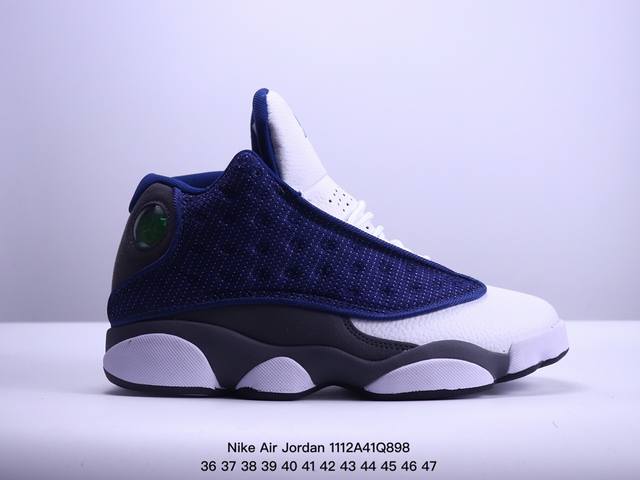 真标耐克Nike Air Jordan 13 迈克尔 乔丹AJ13代复古中帮文化休闲运动篮球鞋 货号:884129 600 尺码:36-47 XM1112Q89