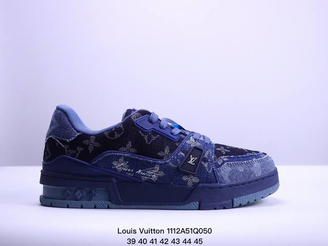 路易威登 Louis Vuitton LV路易威登板鞋 新款 LV Trainer最新配色运动鞋 L家 篮球鞋风格运动鞋 该鞋由艺术总监 VIRGIL ABLO