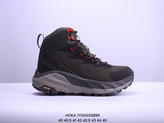 公司级HOKA ONE ONE Kaha GTX 減震防滑耐磨防水抗冲击高帮 登山徒步鞋 货号:1112030 尺码:40 40.5 41 42 42.5 43