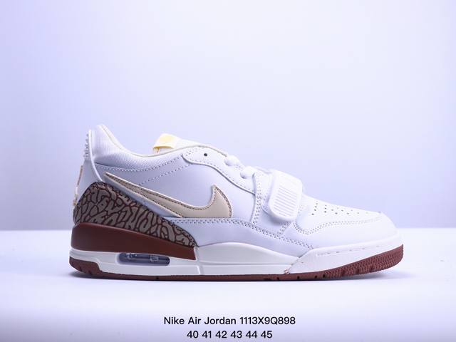 真标Nike Air Jordan Legacy 312 Low耐克乔丹三合一混合版本低帮文化休闲运动篮球鞋 货号:HQ1190-101 尺码:36-45 XM