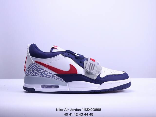 真标Nike Air Jordan Legacy 312 Low耐克乔丹三合一混合版本低帮文化休闲运动篮球鞋 货号:HQ1190-101 尺码:36-45 XM