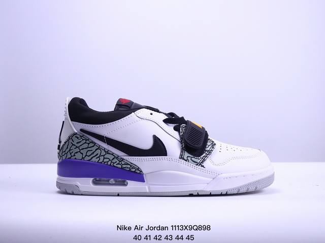 真标Nike Air Jordan Legacy 312 Low耐克乔丹三合一混合版本低帮文化休闲运动篮球鞋 货号:HQ1190-101 尺码:36-45 XM