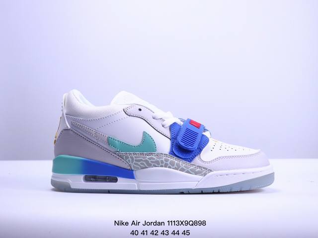 真标Nike Air Jordan Legacy 312 Low耐克乔丹三合一混合版本低帮文化休闲运动篮球鞋 货号:HQ1190-101 尺码:36-45 XM