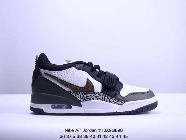 真标Nike Air Jordan Legacy 312 Low耐克乔丹三合一混合版本低帮文化休闲运动篮球鞋 货号:HQ1190-101 尺码:36-45 XM