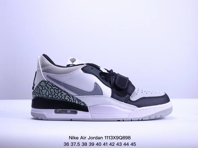 真标Nike Air Jordan Legacy 312 Low耐克乔丹三合一混合版本低帮文化休闲运动篮球鞋 货号:HQ1190-101 尺码:36-45 XM