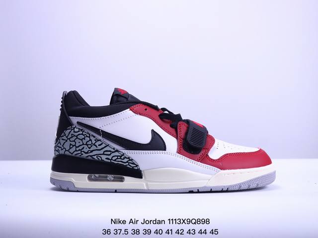 真标Nike Air Jordan Legacy 312 Low耐克乔丹三合一混合版本低帮文化休闲运动篮球鞋 货号:HQ1190-101 尺码:36-45 XM