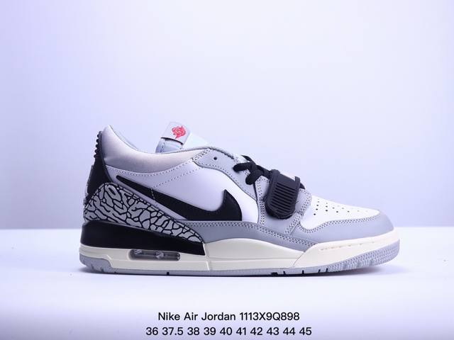 真标Nike Air Jordan Legacy 312 Low耐克乔丹三合一混合版本低帮文化休闲运动篮球鞋 货号:HQ1190-101 尺码:36-45 XM